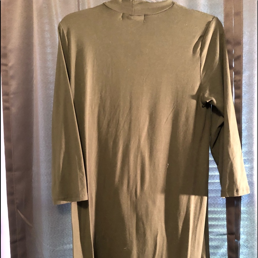 Olive green dress